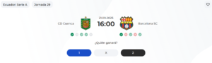 DEPORTIVO CUENCA & BARCELONA